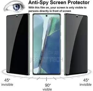 Note 20 Privacy Screen Protector Anti-Spy, LYWHL Tempered Gl