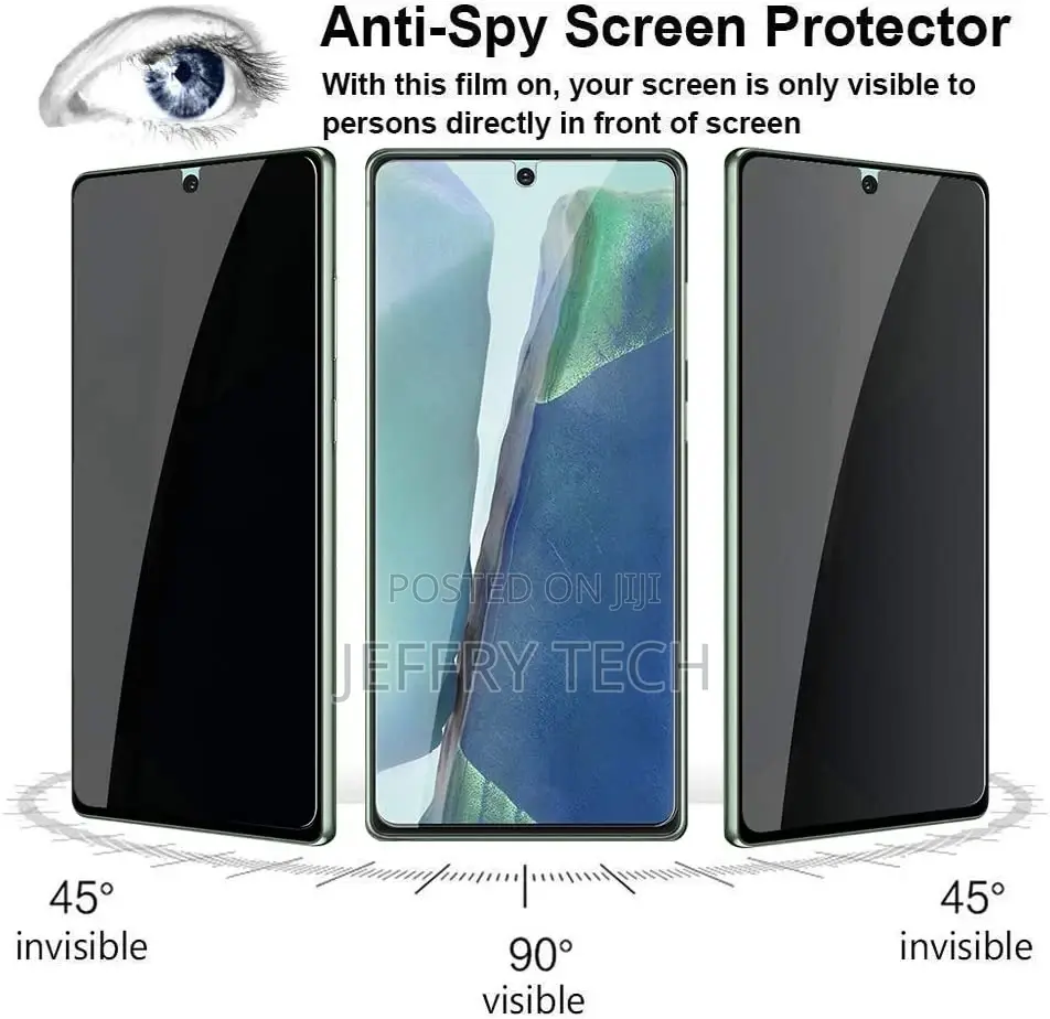 Note 20 Privacy Screen Protector Anti-Spy, LYWHL Tempered Gl