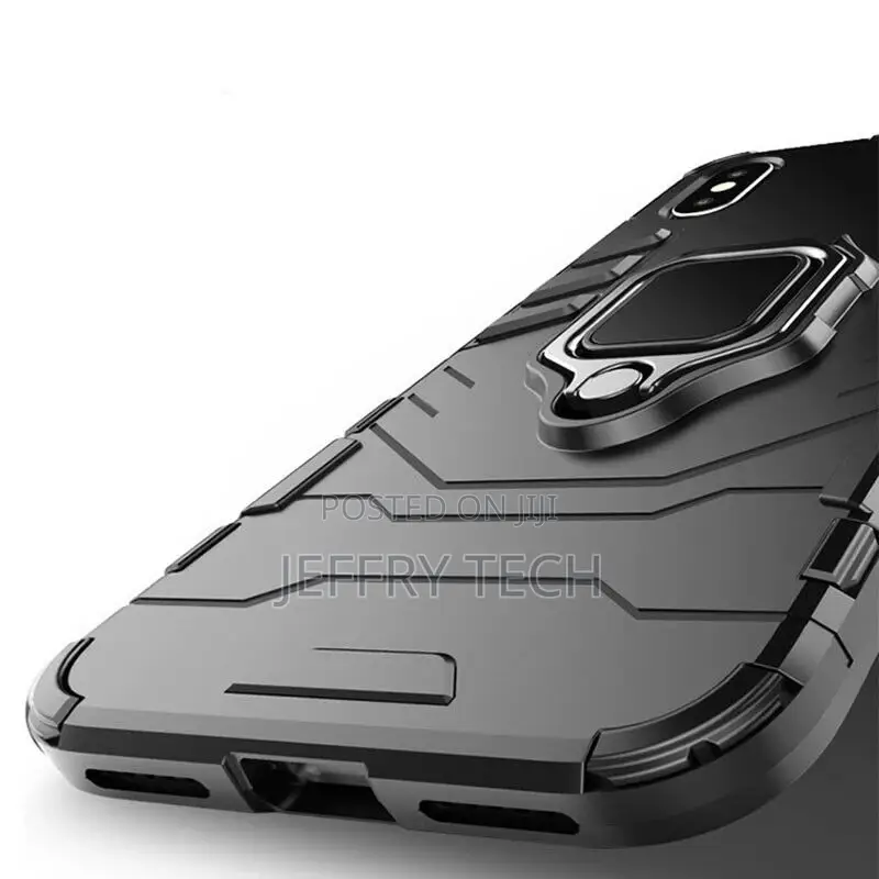 Case Cover Magnetic Ring + Tempered Glass iPhone 7 8 Se 2022