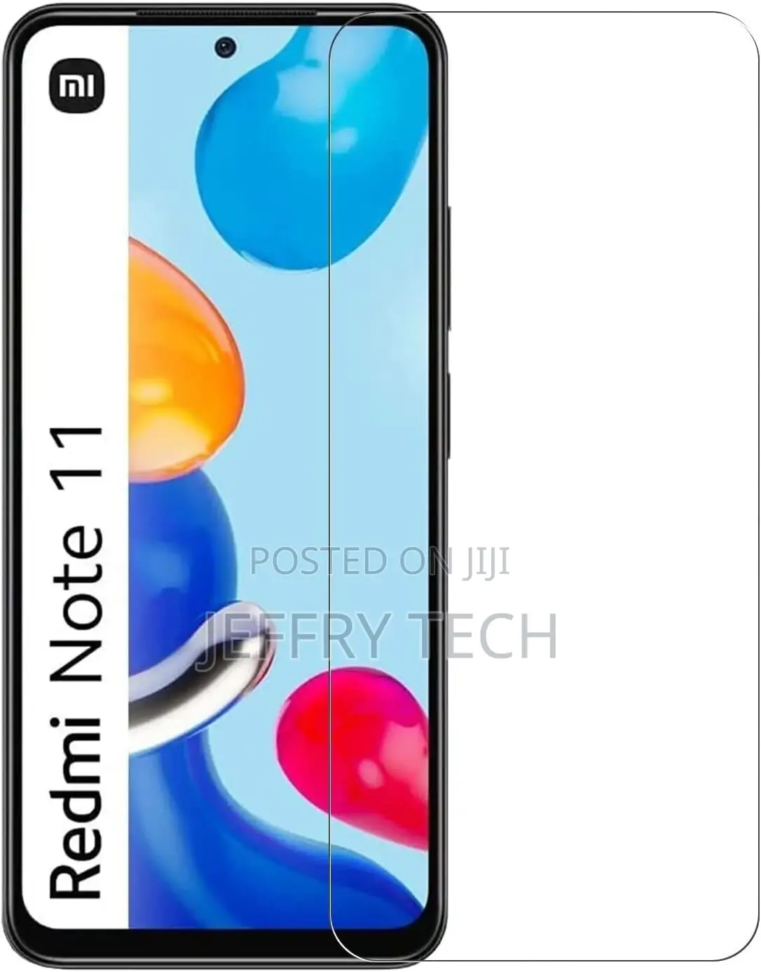 Xiaomi Redmi Note 11/11s Case Silicone Gel Cover Glass Scr