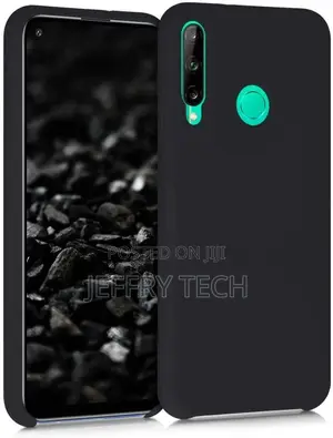 Huawei P40 Lite and Case Matt Black Gel Phone Cover + Tempe