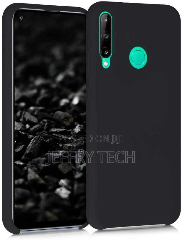 Huawei P40 Lite and Case Matt Black Gel Phone Cover + Tempe