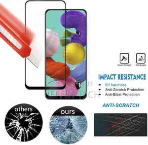 Samsung Galaxy A71 3D Curved Full Cover Tempered Glass Prote