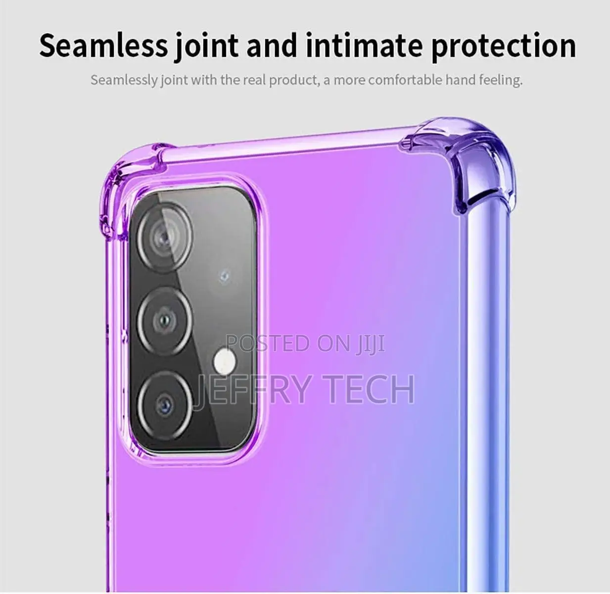 Samsung A03s S21 FE A13 A33 A53 Case, Gel Slim Phone Cover