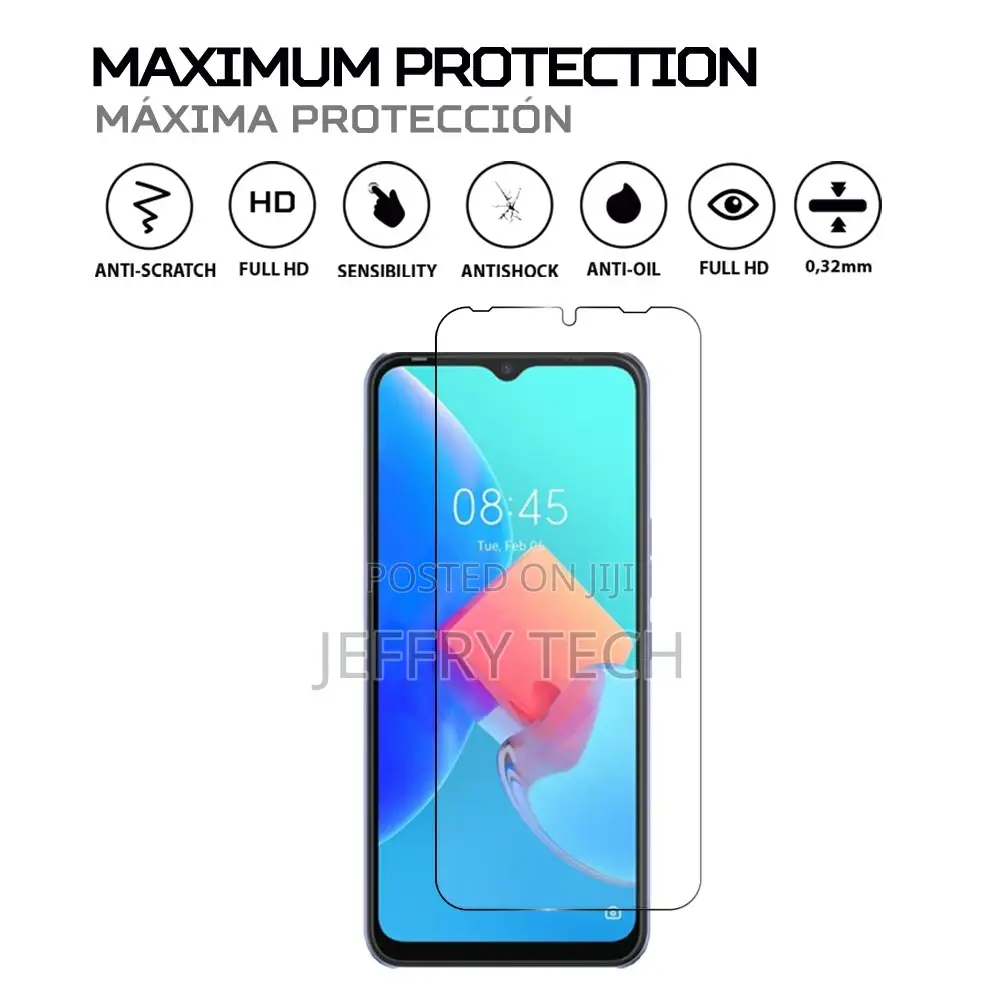 Screen Protector Brand Antishock for Tecno Spark 8C