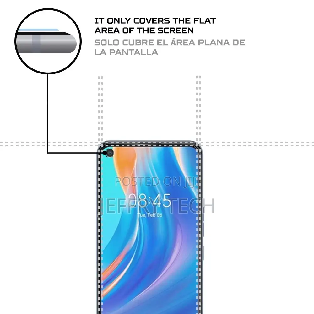 Screen Protector Brand Antishock for Tecno Spark 7 Pro