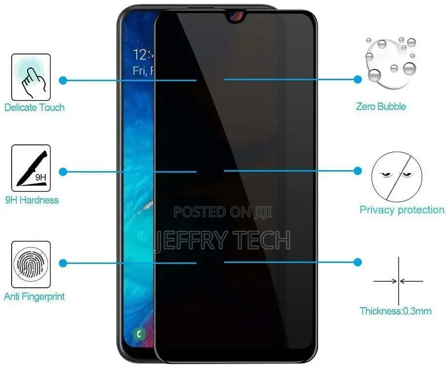 Samsung Galaxy A01/A51/A71 Privacy Anti-Spy Tempered Glass S