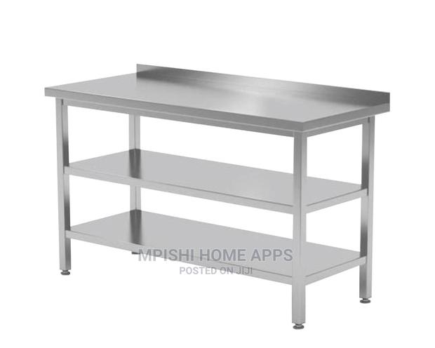Stainless Steel Kitchen Table - thumbnail 2