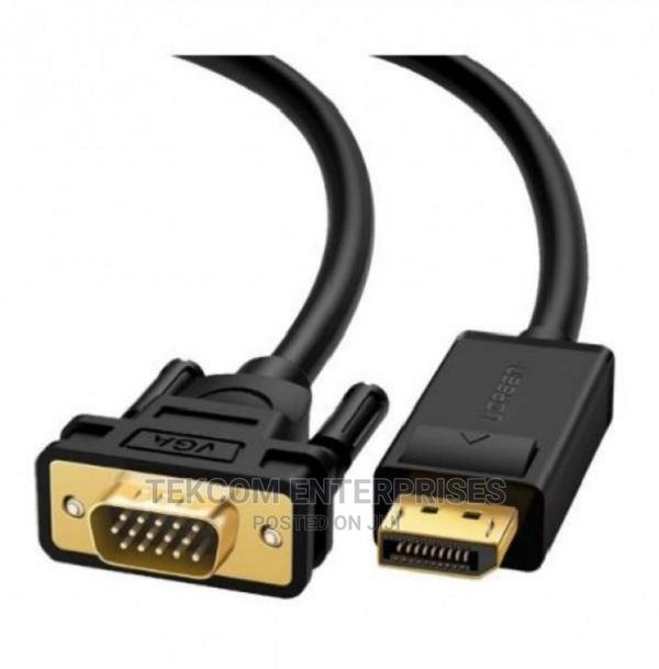 Ugreen Dp Male to Vga Male Cable 1.5 (Black) -Dp105