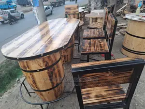 Wooden Barrels Double Combined