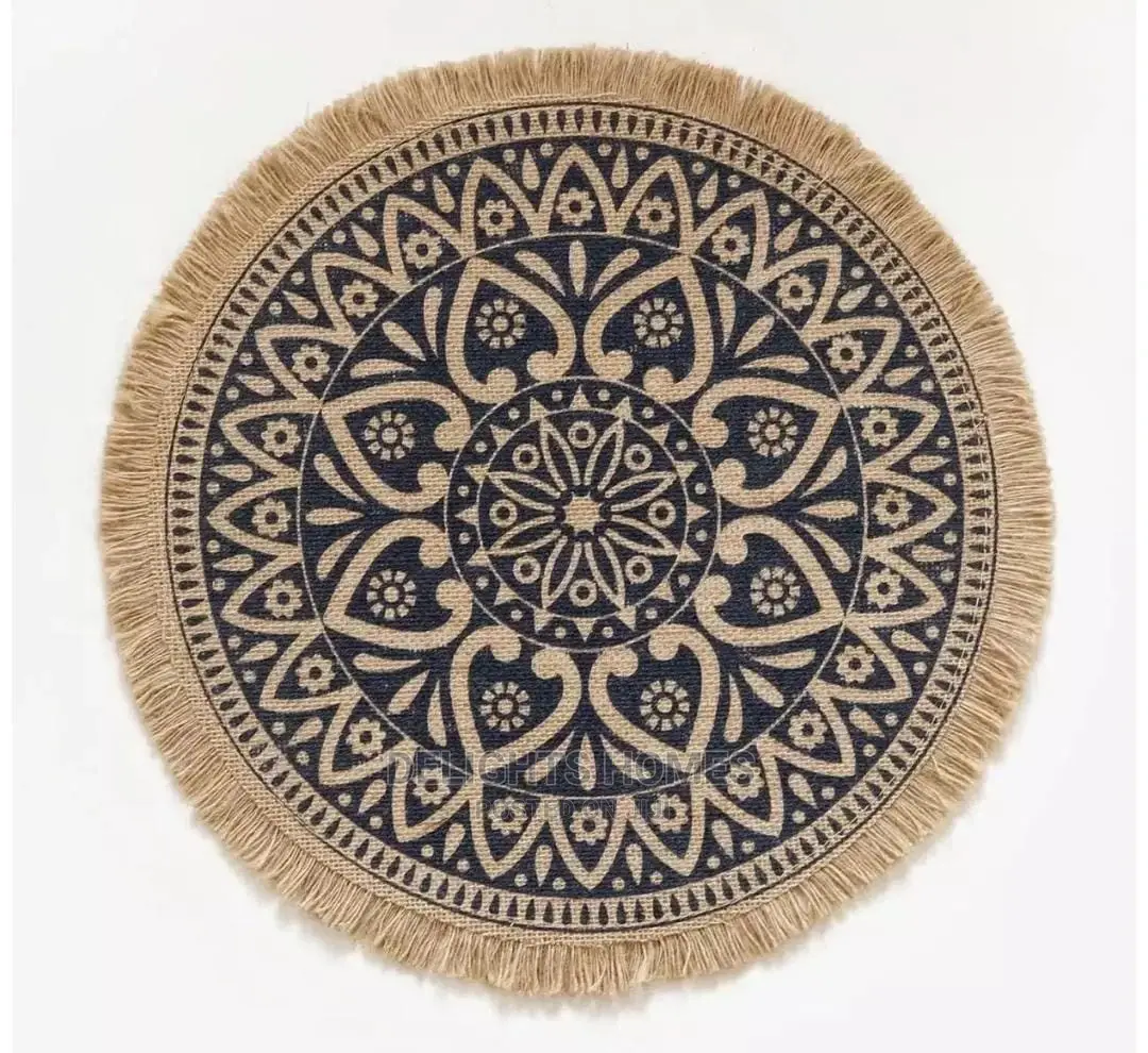 Elegant African Print Heavy Cotton Fabric Table Mats