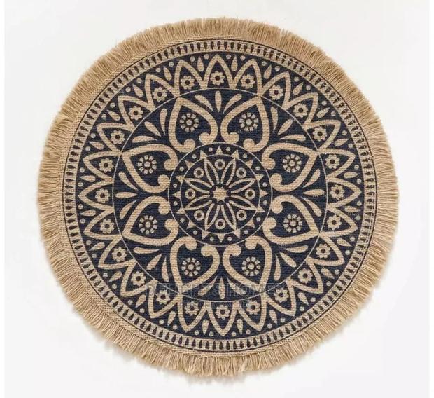 Elegant African Print Heavy Cotton Fabric Table Mats - thumbnail 2