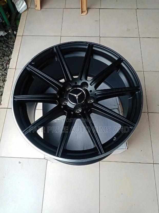 Black Machine Mercedes Rims 18 Inch - main view