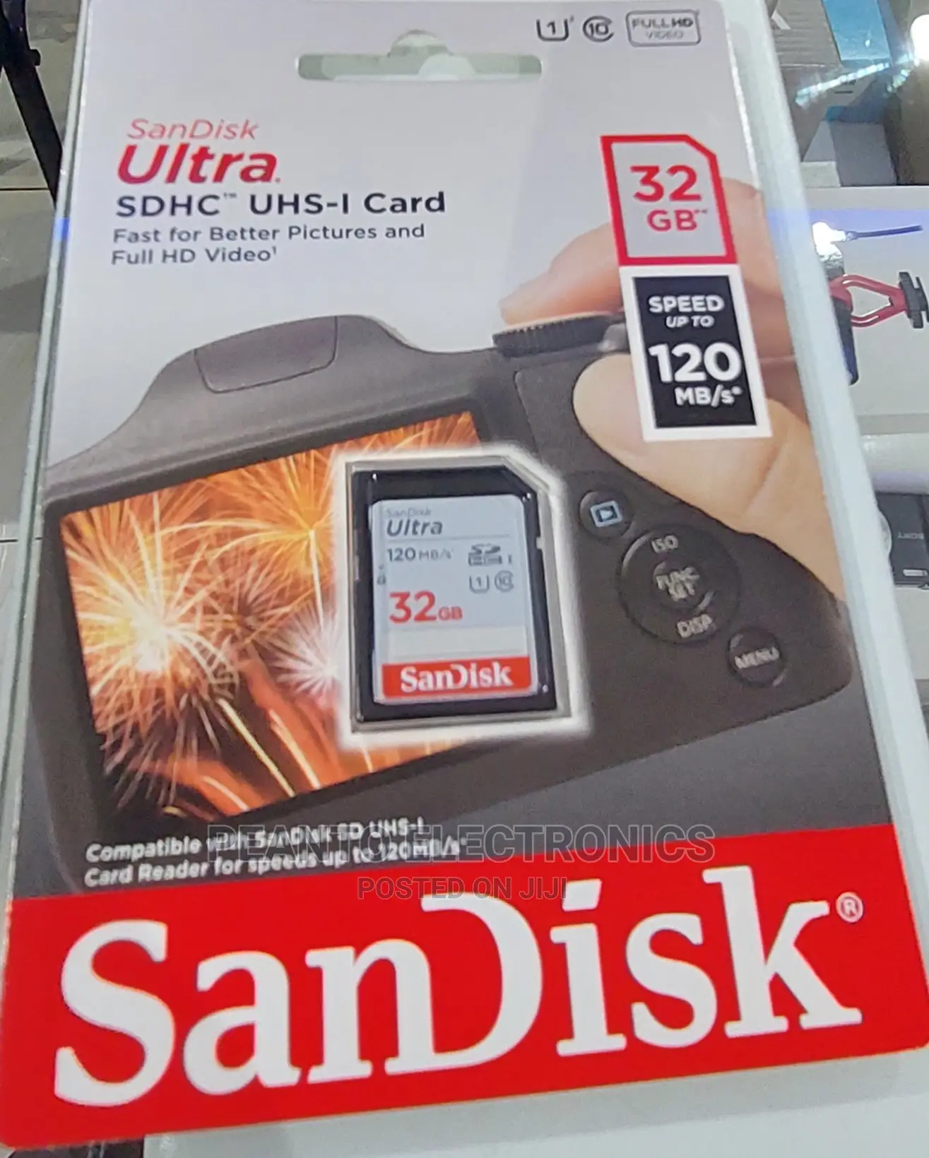 Sandisk 32gb Ultra Uhs-I SDHC Memory Card