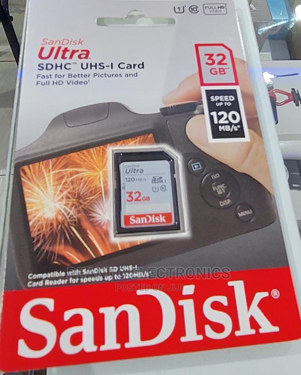 Sandisk 32gb Ultra Uhs-I SDHC Memory Card