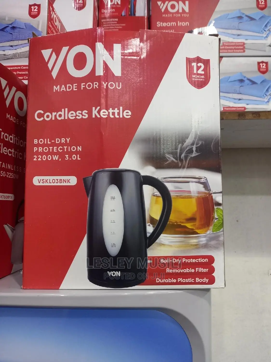 Von Cordless Kettle