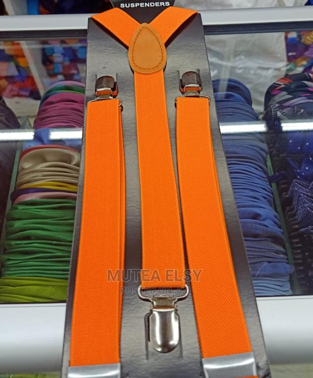 Burnt Orange Suspenders - thumbnail 3