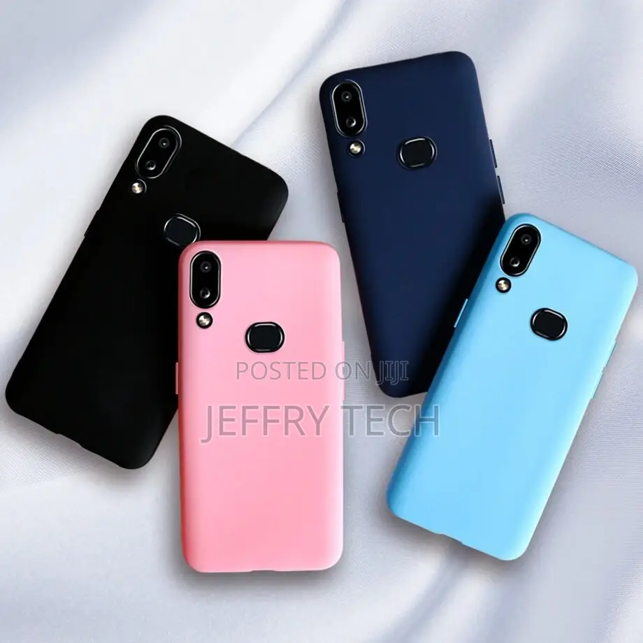 Samsung A10S Case Cover TPU Matte Soft Silicone Phone Back C