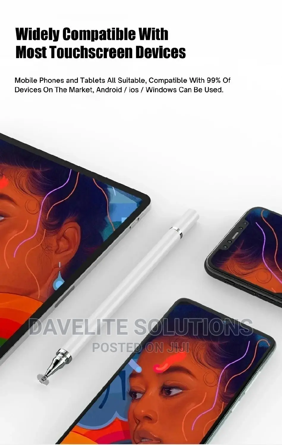 Universal Stylus Pen for Phones, Tablets Touch Devices