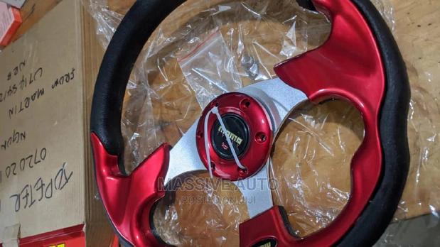Red Sport Steering Cover