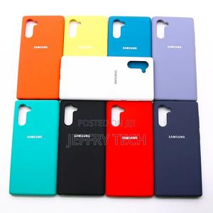Samsung Note 10 Plus Case Original Liquid Silicone Soft Back - thumbnail 2