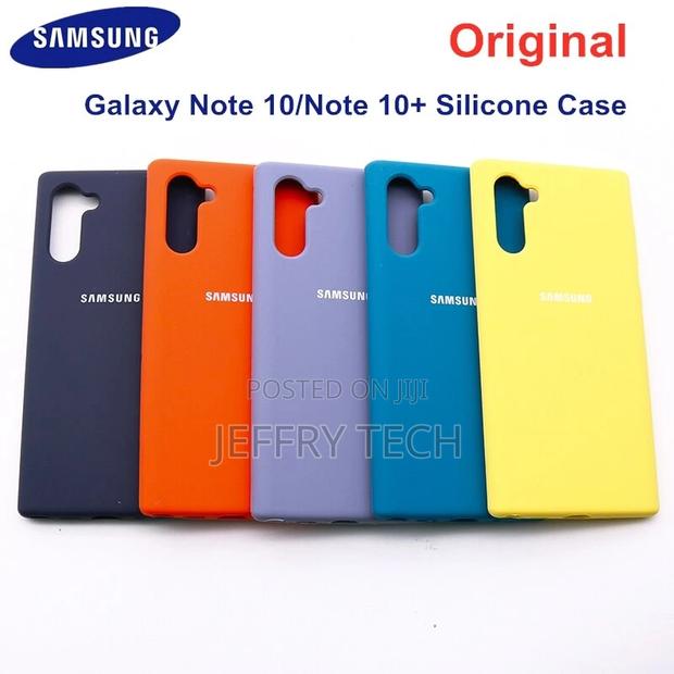 Samsung Note 10 Plus Case Original Liquid Silicone Soft Back - thumbnail 3