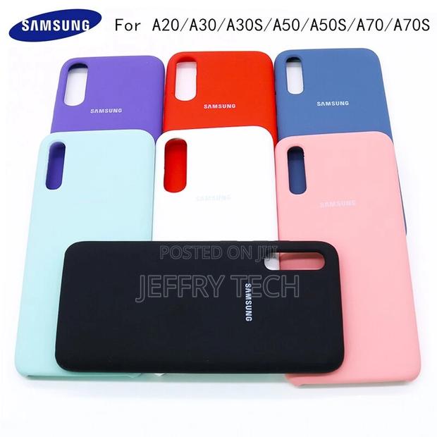 Original Samsung A30 A70 Liquid Silicone Case Soft TPU Back - main view