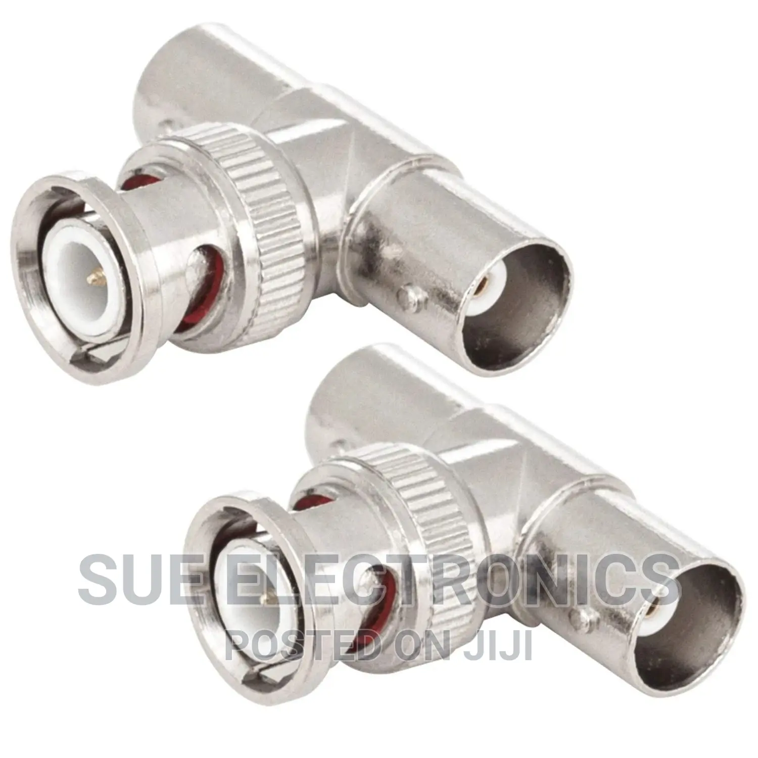 BNC Male Plug to 2 Dual BNC Female Jack