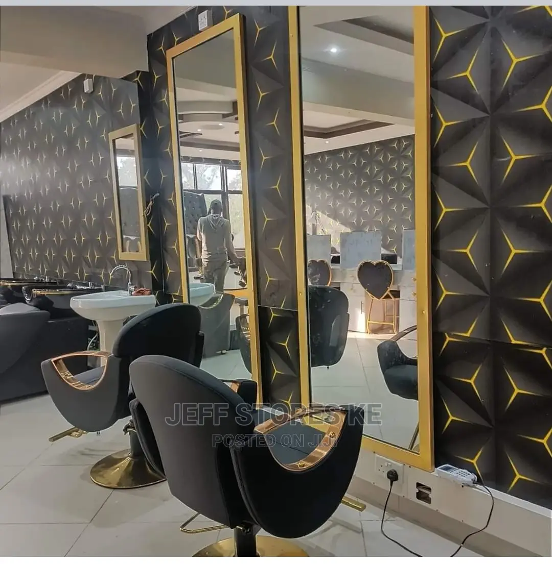 Golden Plated Black Executive Styling Chairs