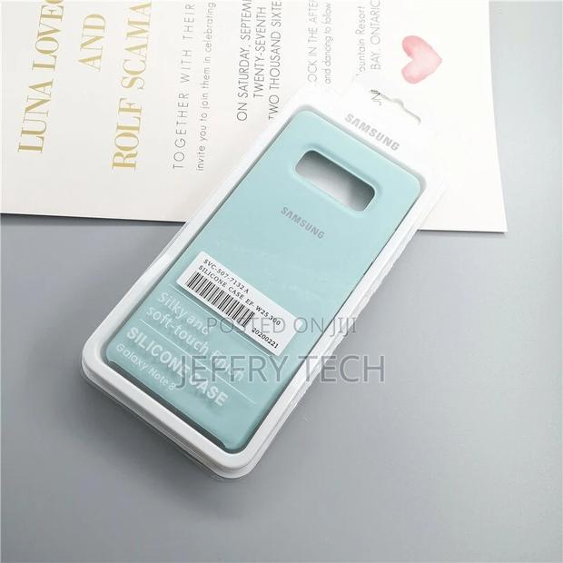 Samsung Note 8 Cover Galaxy Note 8 Liquid Silicone Cover Sil - thumbnail 2