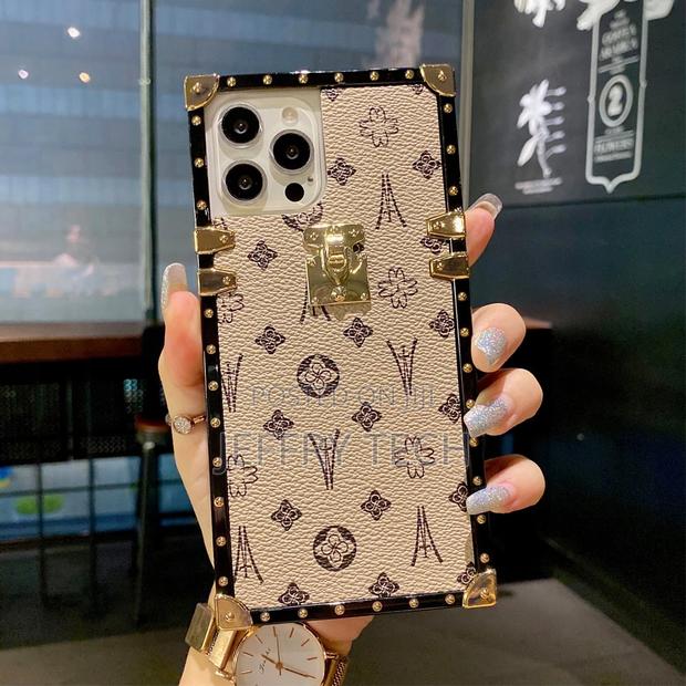 Square Leather Case for iPhone 13 12 11 Pro Max XS XR 8 7 6