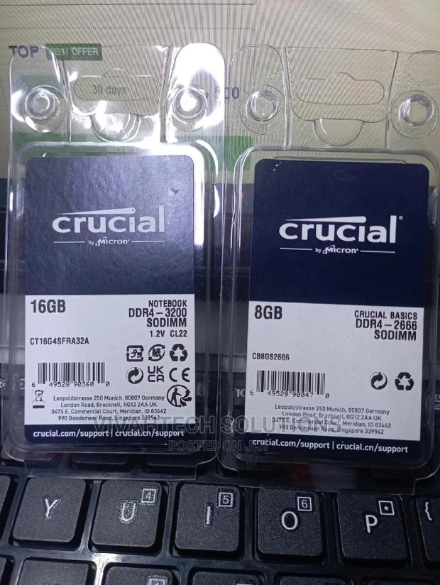 8GB DDR4 2666/3200 Mhz Laptop RAM