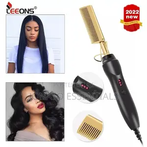 Electric Hot Hair Comb, Hair Straightener, Hot Iron