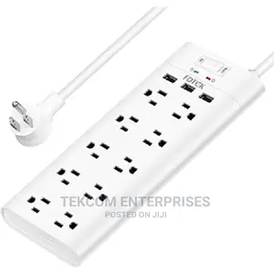 10 Ways Power Socket and 6 USB Port 10 Outlet Extension