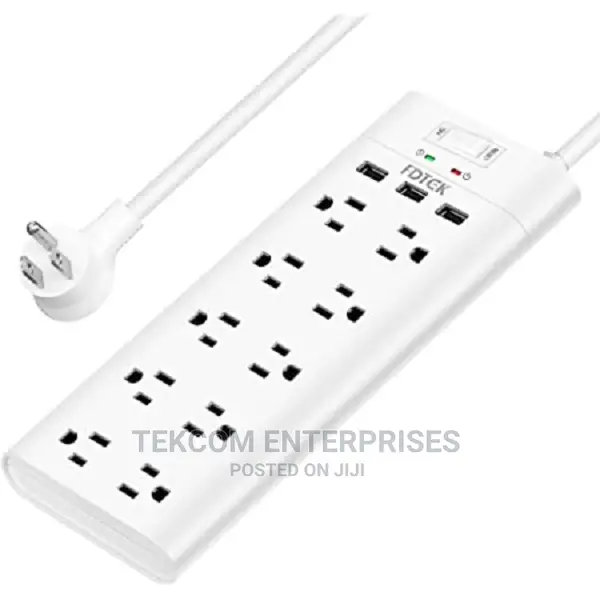 10 Ways Power Socket and 6 USB Port 10 Outlet Extension