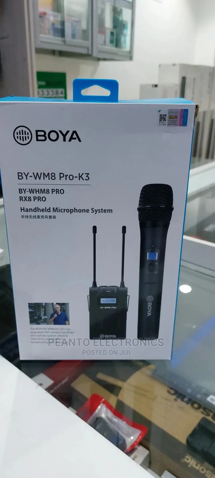 BOYA BY-WM8 PRO- Camera-Mount Wireless Handheld Microphone