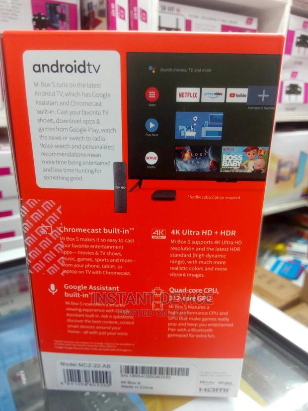 Xiaomi Mi Box S 2gb RAM 8gb Ssd - Android TV With Chromecast - thumbnail 5