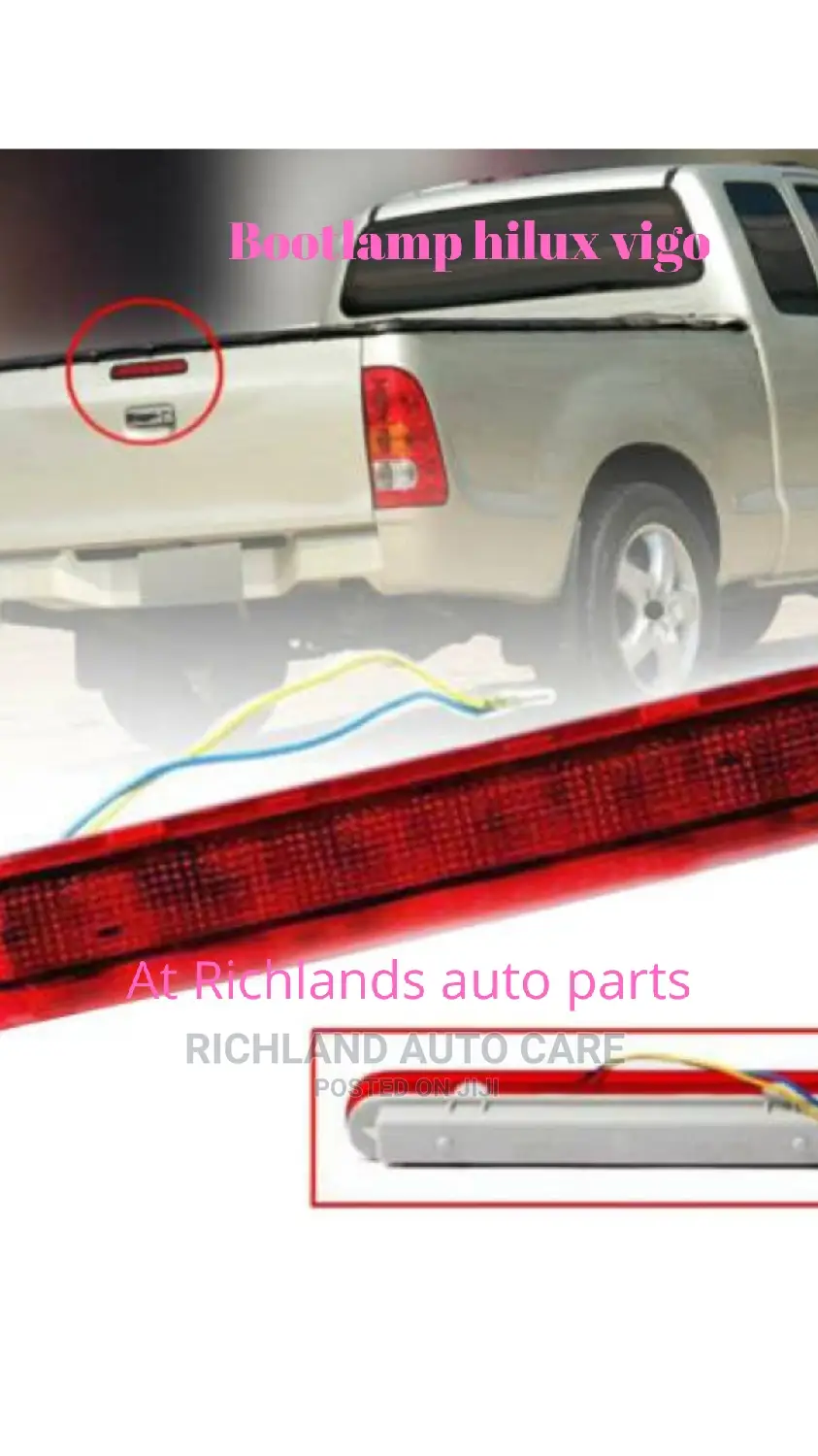 Center Lamps Hilux Vigo