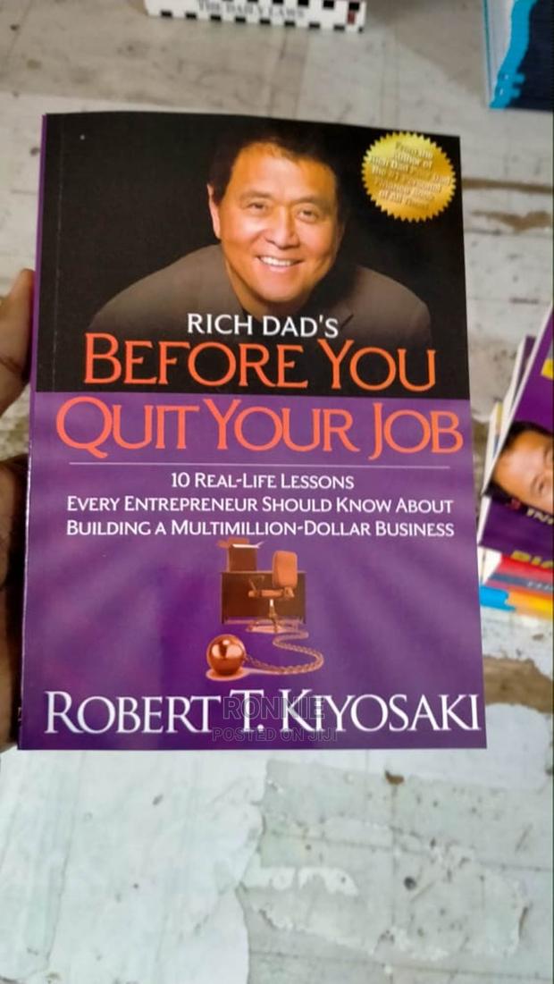 Rich Dad's Before You Quit Your Job Book by ROBERT T. KIYOSA