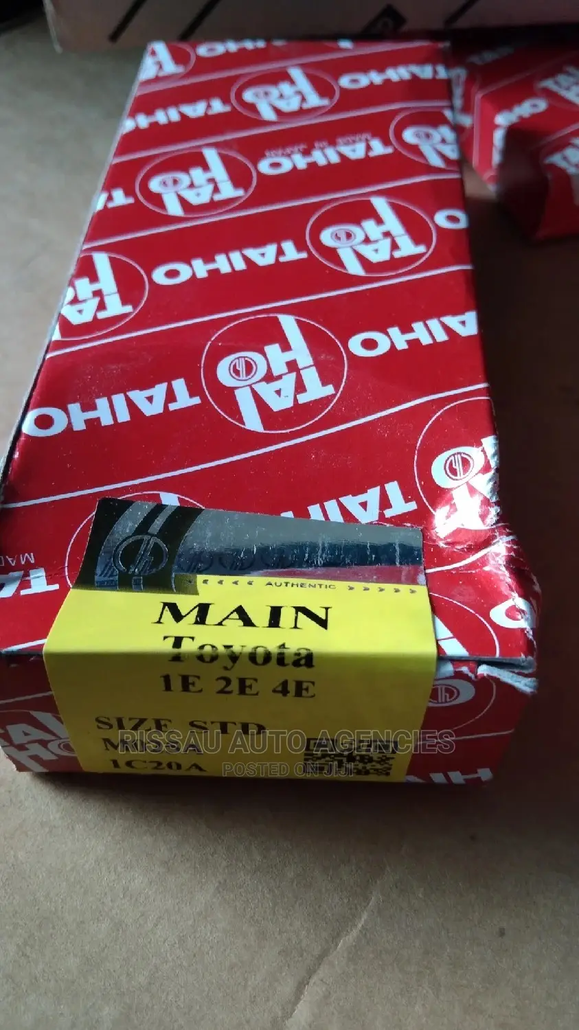 Toyota 1E,2E,4E Tahio Standard Main Bearing Made in Japan.