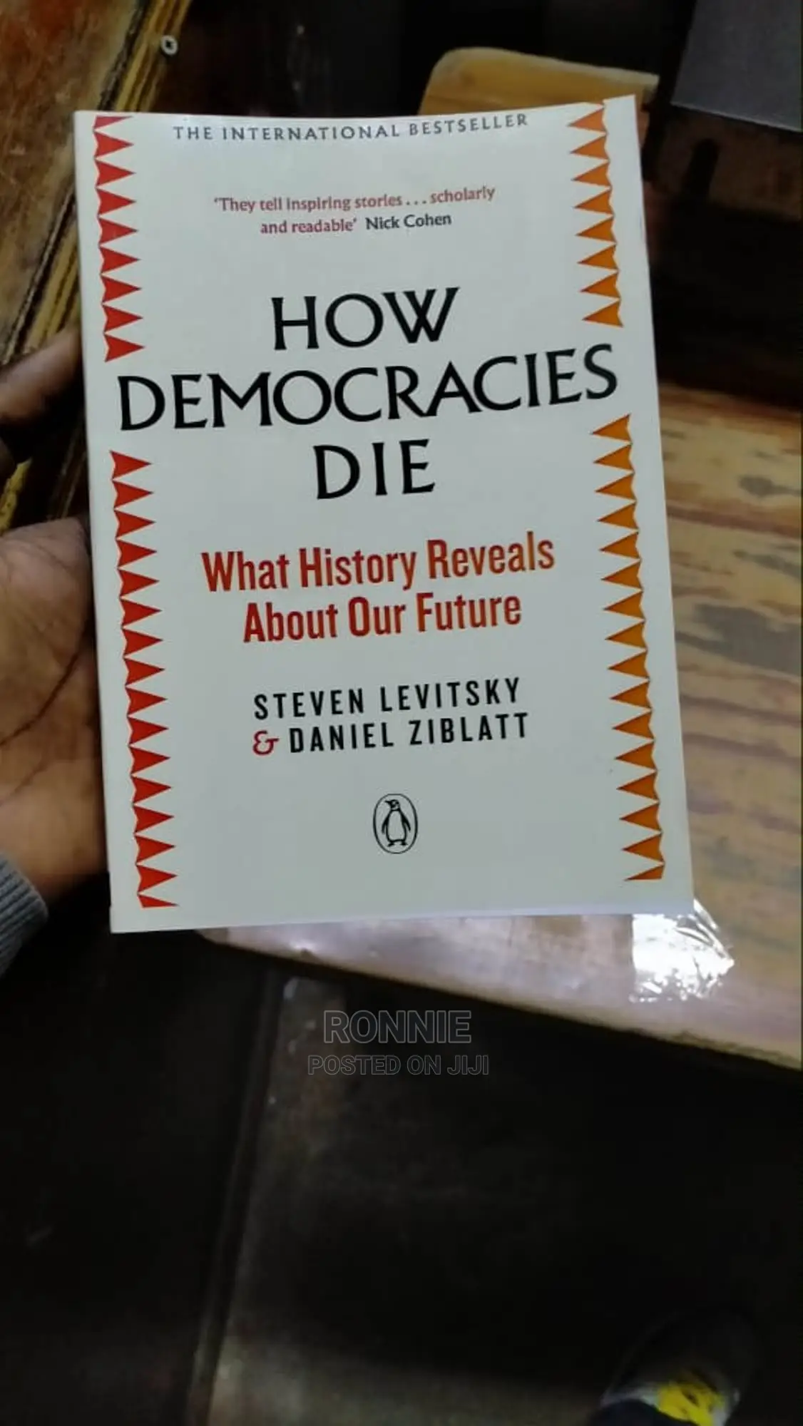 How Democracies Die Book by Steven Levitsky Daniel Ziblatt