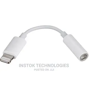 Apple Lightning to 3.5mm Headphone Jack Adapter, White