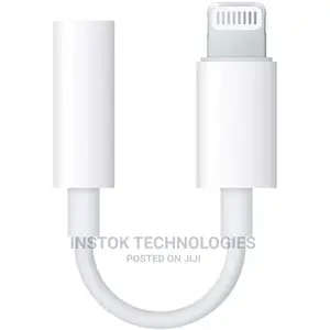 Apple Lightning to 3.5mm Headphone Jack Adapter, White