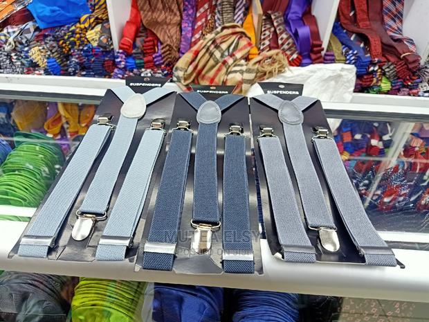 Dark & Light Grey Suspenders - main view