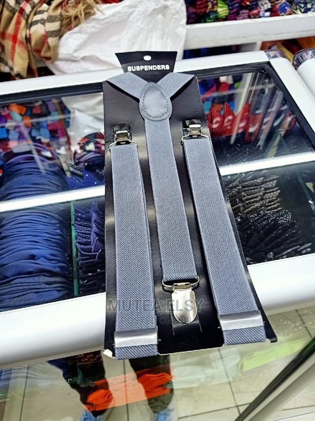 Dark & Light Grey Suspenders - thumbnail 4