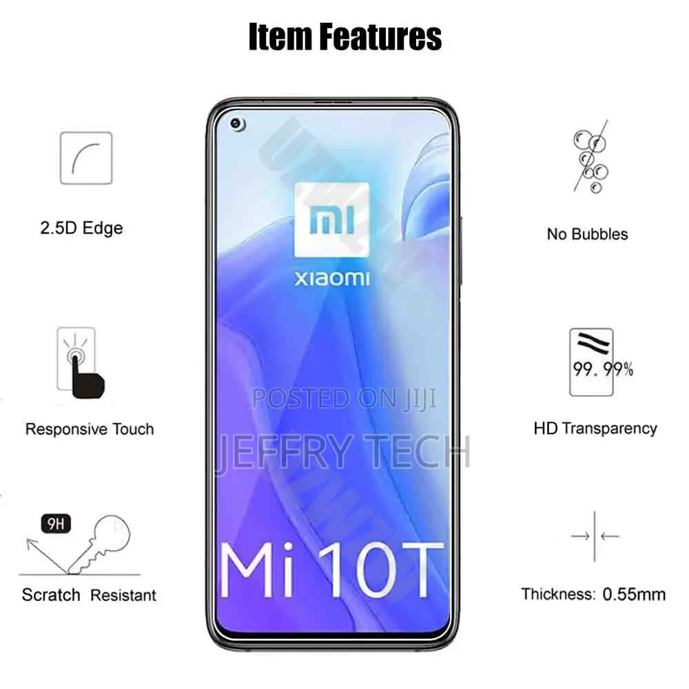 Xiaomi Mi 10T Pro / 10T 5G Explosion Proof 2.5D 0.26mm Tempe