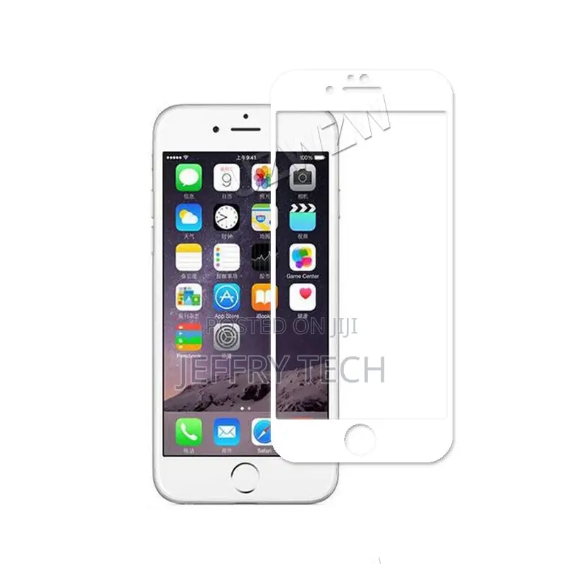 iPhone 6 6s 7 8 Plus Full Coverage Tempered Glass Phone Scr