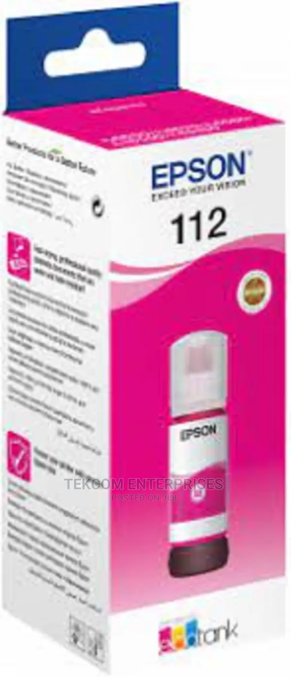 Epson 112 Ecotank Magenta Ink Bottle