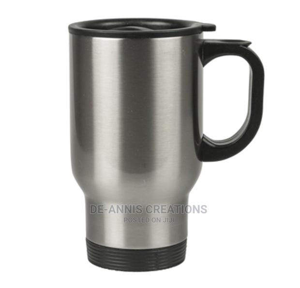 Silver Travel Mugs. - main view