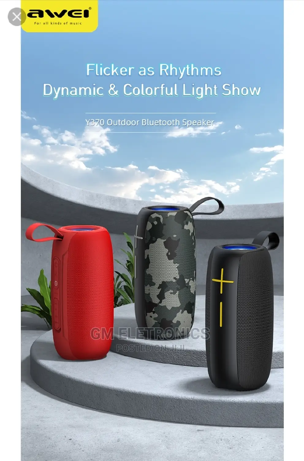 Awei Outdoor Bluetooth Speaker.(Y370)